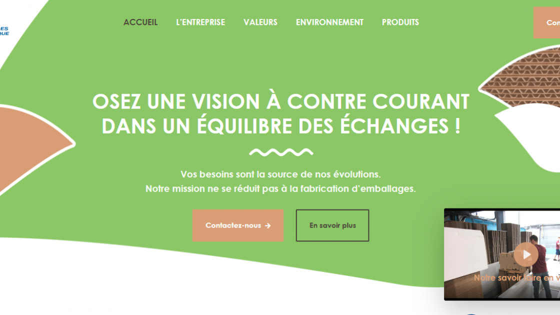 Refonte du site Cartonnages by Hubik