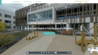 Plateforme de visite virtuelle hôpital de Riantec